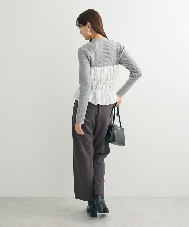 Green Parks「・swing by ビスチェレイヤーハイネックニット」|ニット・セーター|