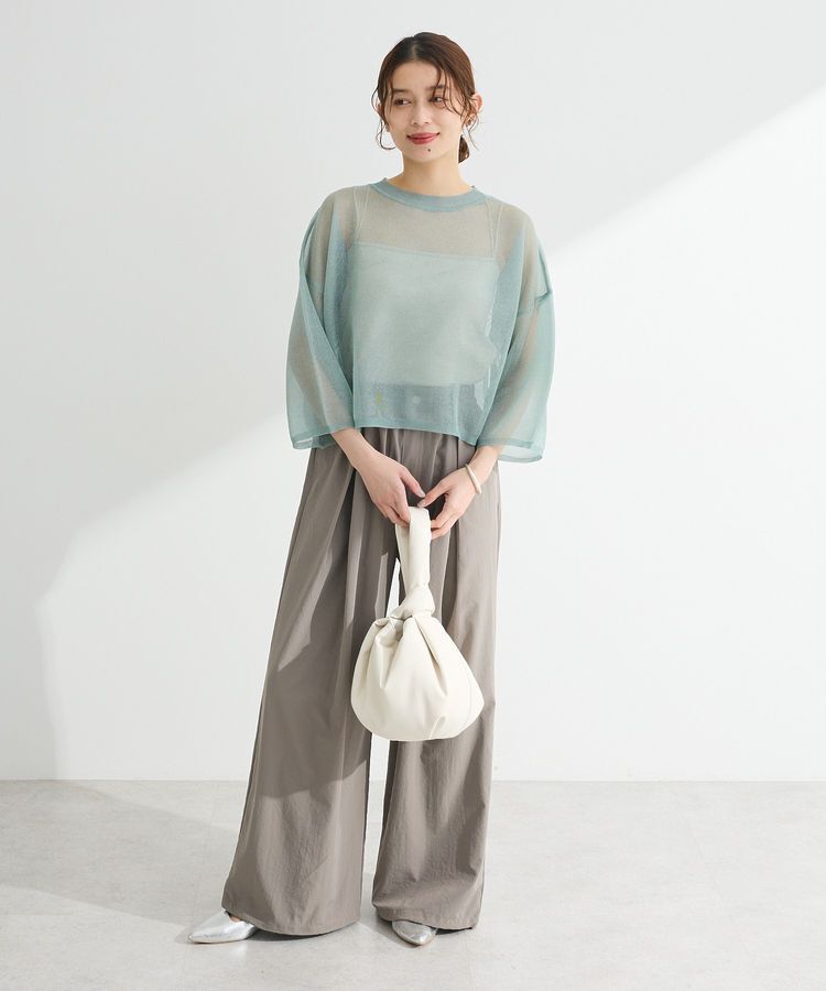 Green Parks「・ELENCARE DUE ラメシアーニットプルオーバー」|ニット・セーター|