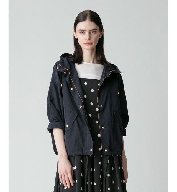 allureville「リモンタナイロンモッズブルゾン」|ブルゾン・スタジャン|ネイビー