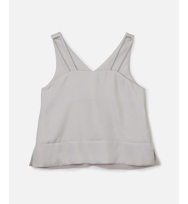 allureville「シルキーツイルタンクキャミソール」|シャツ・ブラウス|