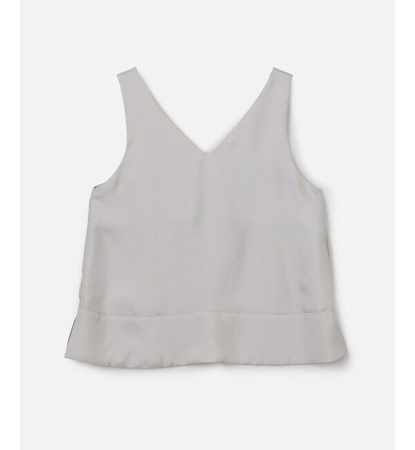 allureville「シルキーツイルタンクキャミソール」|シャツ・ブラウス|