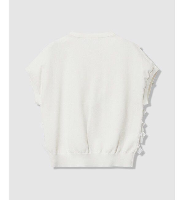 LOULOU WILLOUGHBY「【LOULOU WILLOUGHBY】ペタルパピヨンプルオーバー」|ニット・セーター|