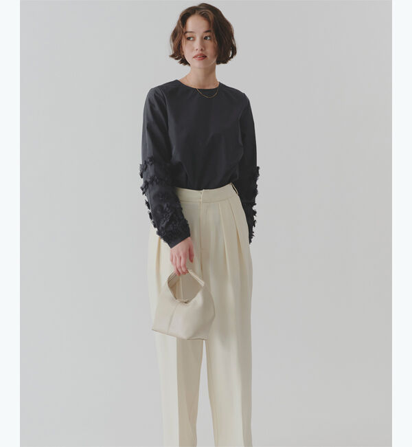 titivate「チュールフラワーブラウス」|シャツ・ブラウス|