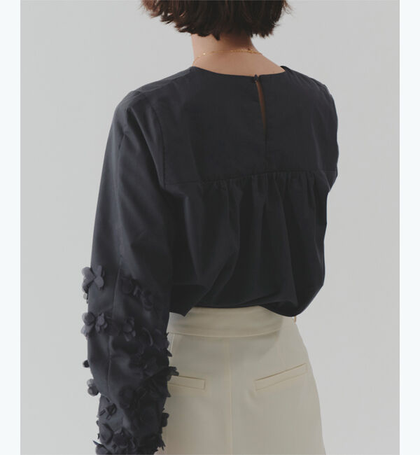 titivate「チュールフラワーブラウス」|シャツ・ブラウス|