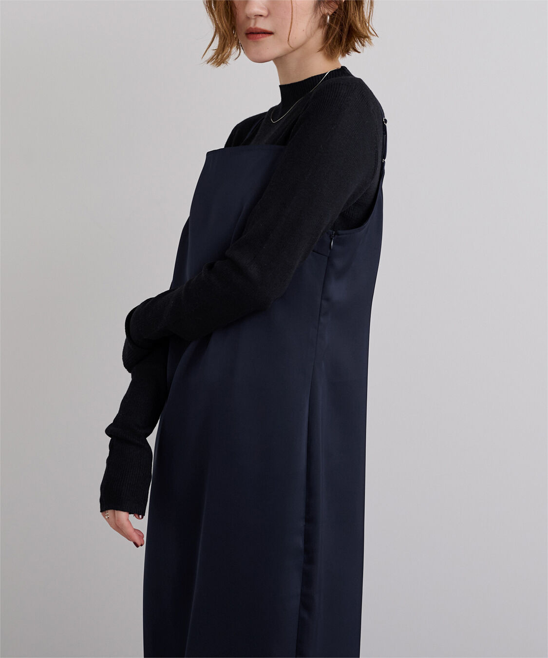 ur's「サテンキャミソールワンピース」|ワンピース|