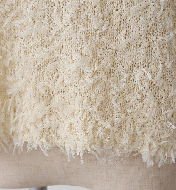  「リボンヤーンビスチェ」|ニット・セーター|