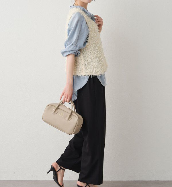  「リボンヤーンビスチェ」|ニット・セーター|