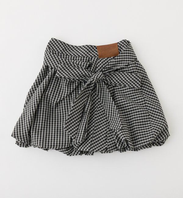  「【サイズ展開あり】バルーンミニスカート／パッチつき」|スカート|