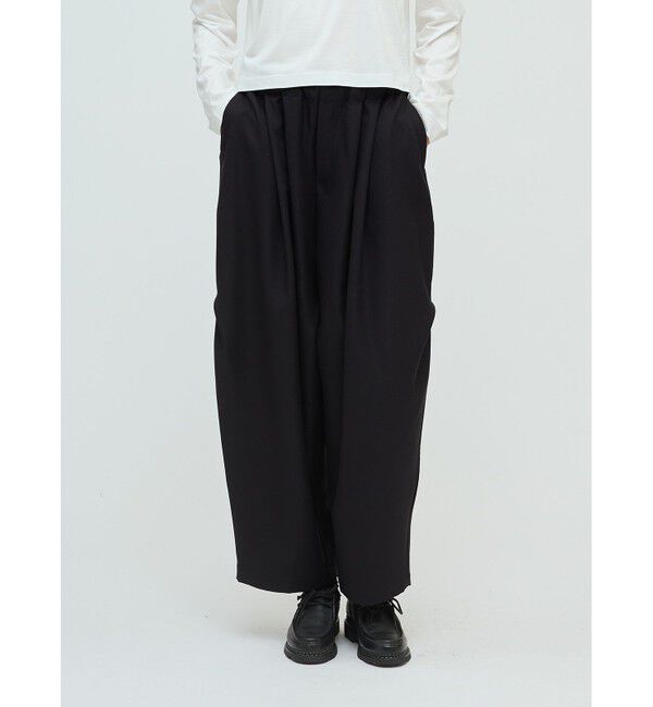 mizuiro ind「mizuiro ind ワイドカーゴパンツ」|カーゴ|