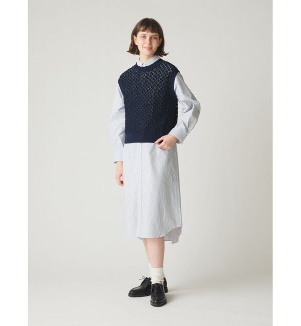 MidiUmi「MidiUmi メッシュニットベスト」|ベスト・ジレ|