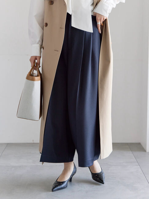 Te chichi「フレアガウチョパンツ」|その他|ネイビー