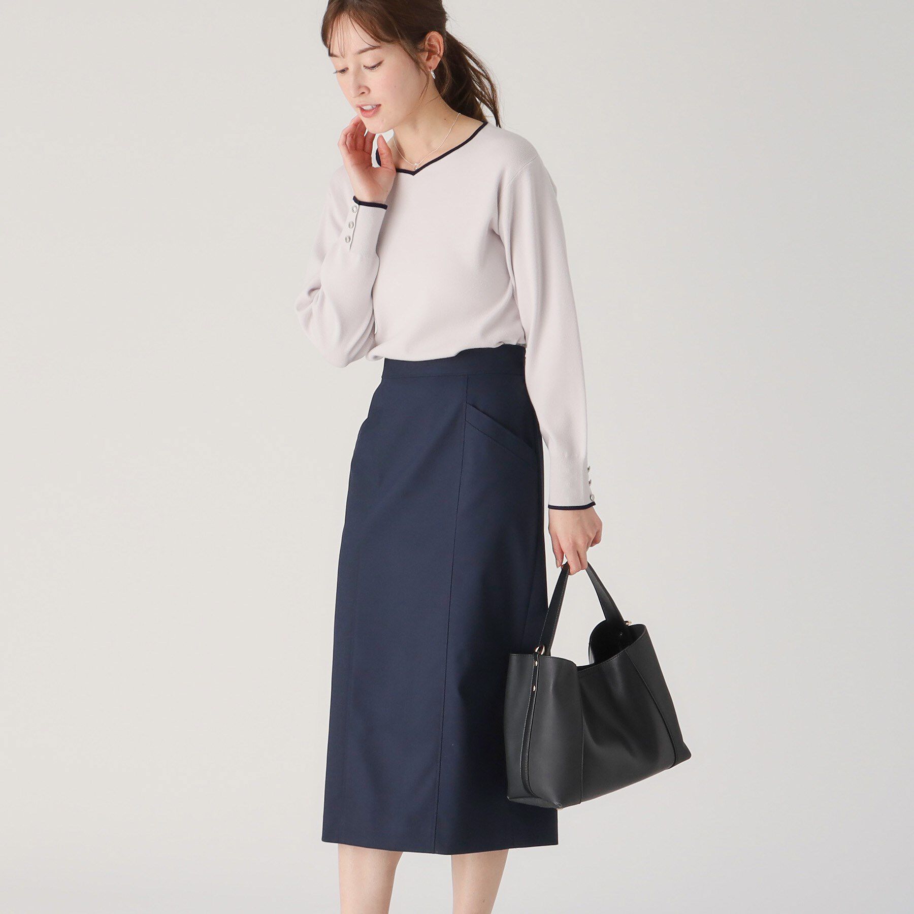 COUP DE CHANCE「【洗える／日本製】ナロータイトスカート」|スカート|