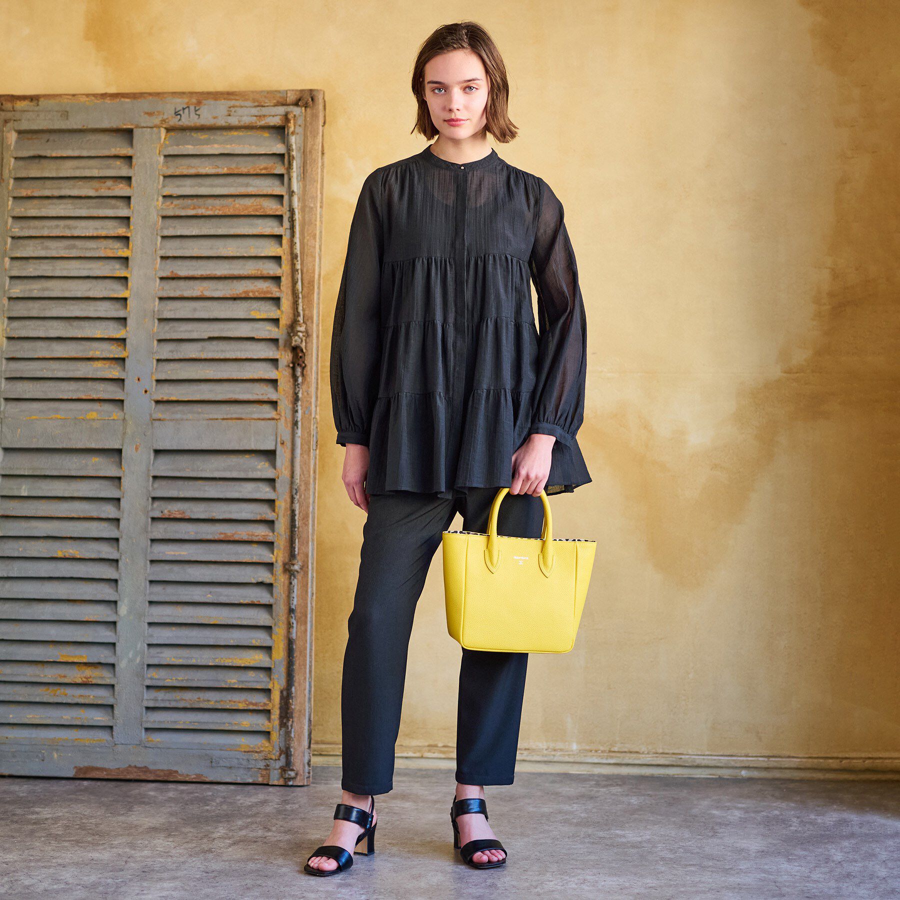 DRESSTERIOR「【洗える】ティアードシアーブラウス」|シャツ・ブラウス|