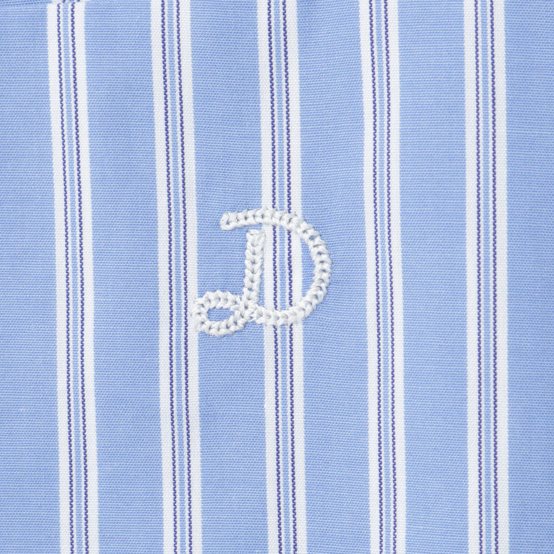 DRESSTERIOR「バンドカラー ストライプスリークォーターシャツ」|シャツ・ブラウス|