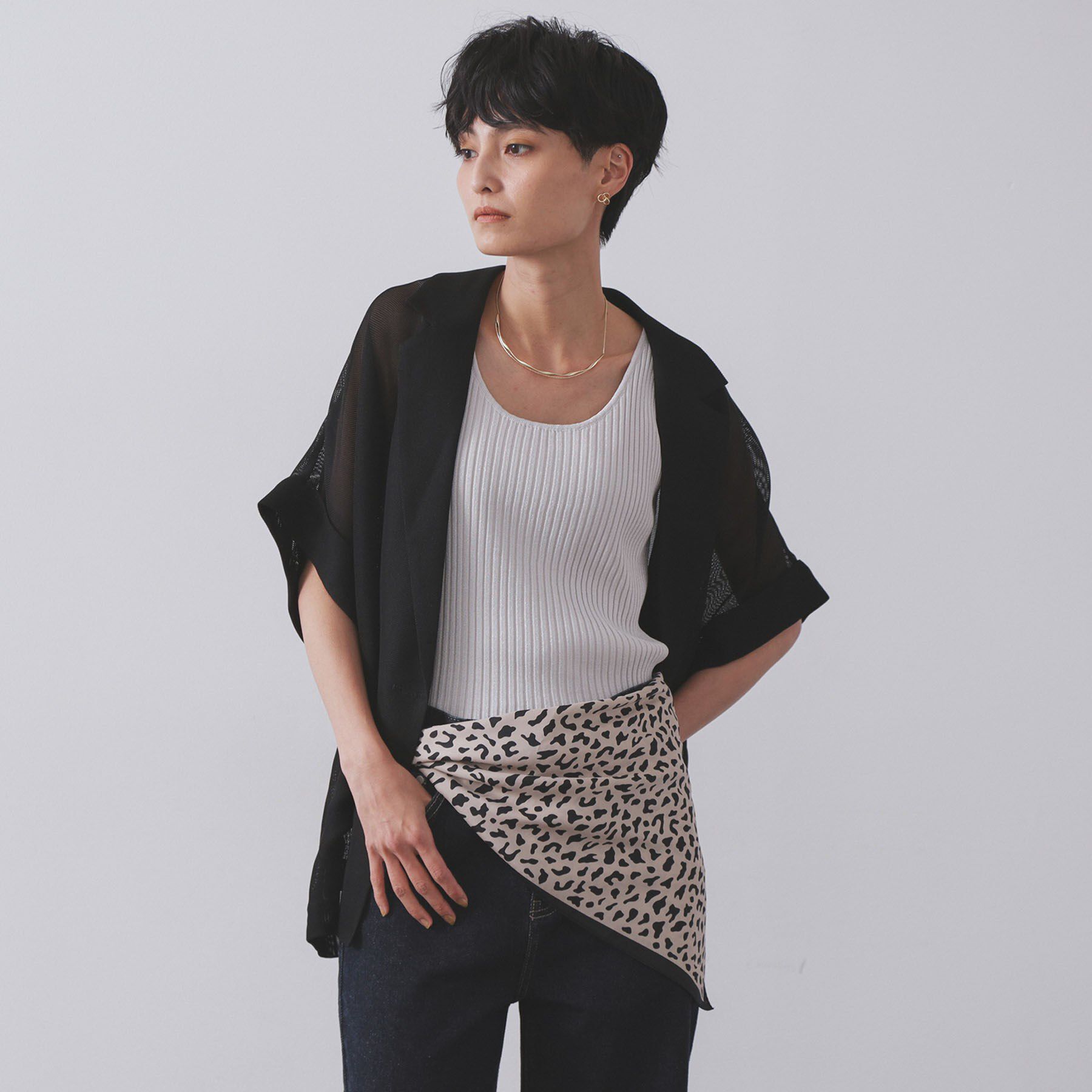 OPAQUE.CLIP「柄アソートスクエア大判スカーフ」|バンダナ・スカーフ|