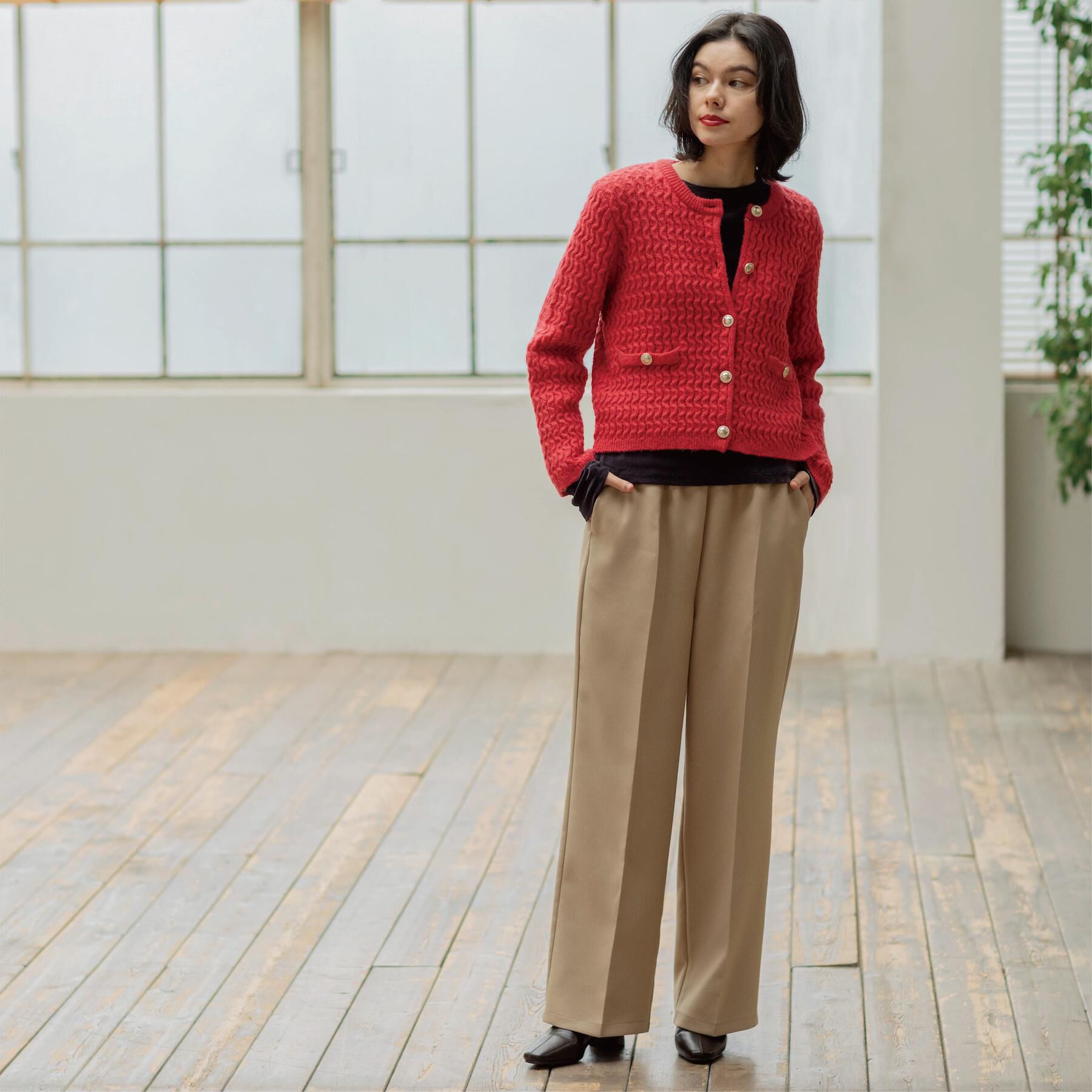 OPAQUE.CLIP「イージーワイドパンツ【洗濯機OK】」|その他|