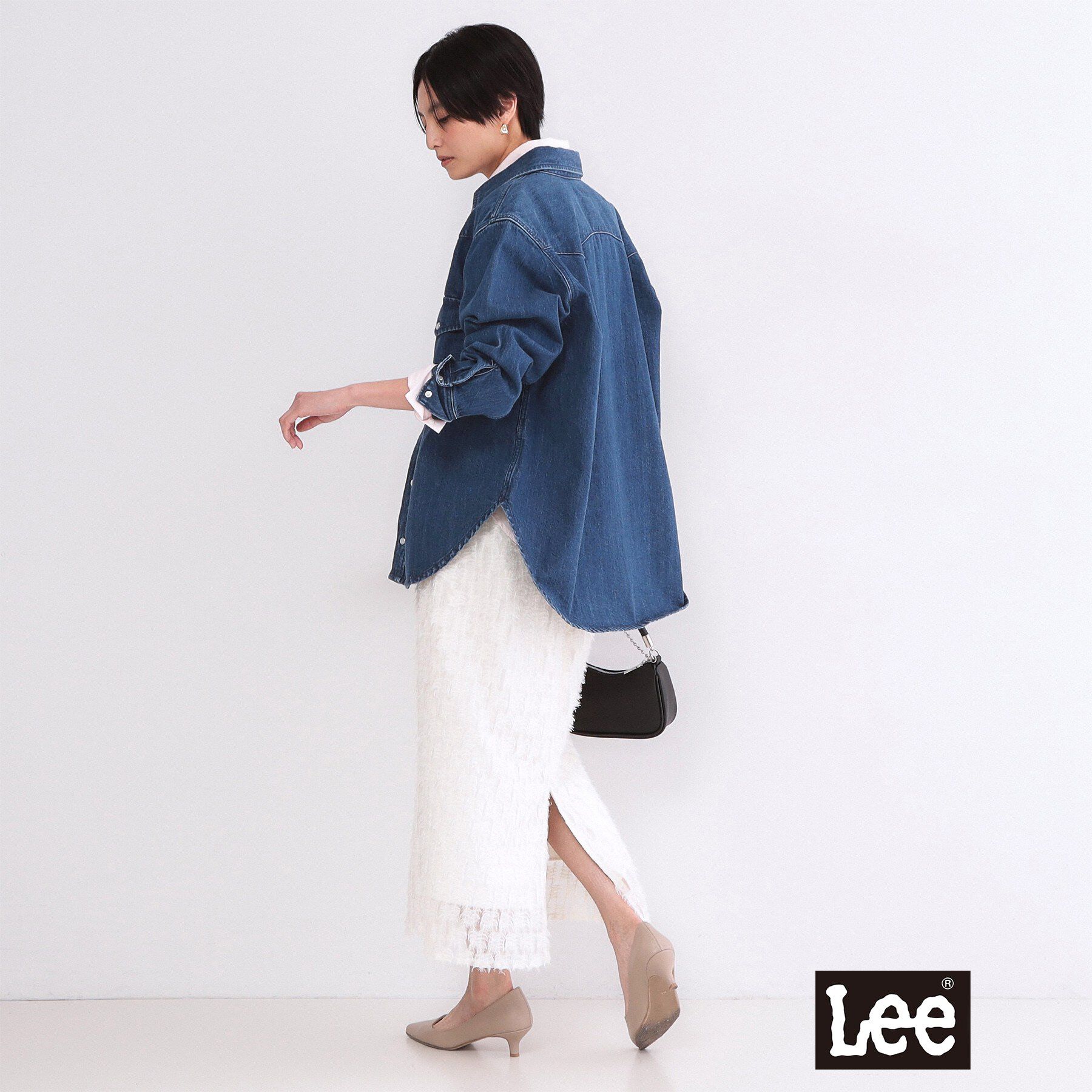 OPAQUE.CLIP「【Lee別注】ウエスタンシャツデニムジャケット【洗濯機OK】」|デニムジャケット|