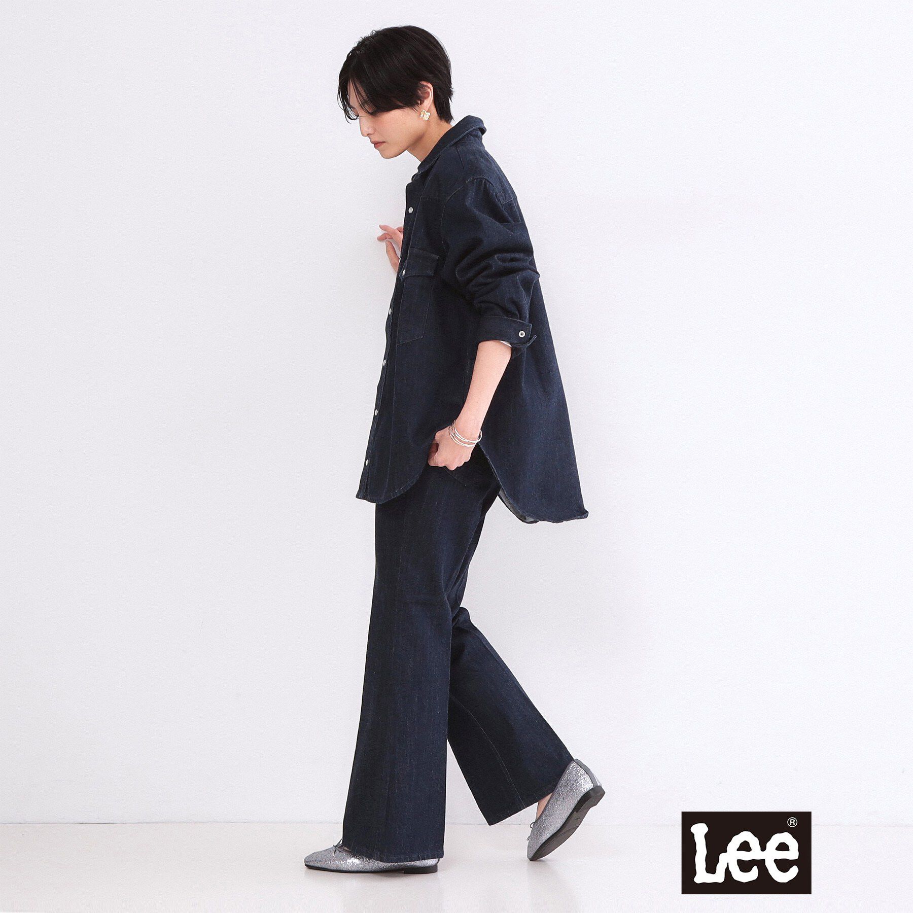 OPAQUE.CLIP「【Lee別注】ウエスタンシャツデニムジャケット【洗濯機OK】」|デニムジャケット|