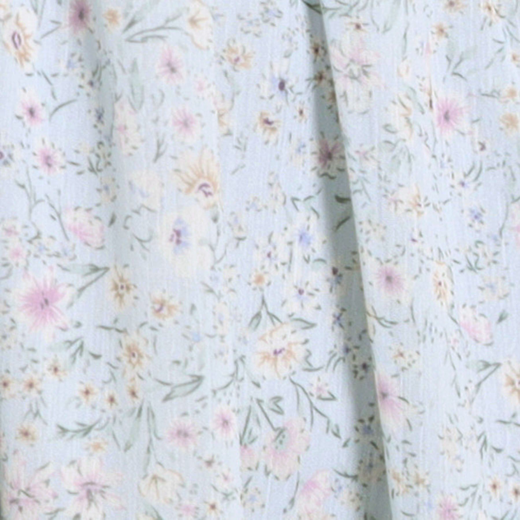 Couture broach「【洗える・着映え】楊柳小花シャーリングワンピース」|ワンピース|