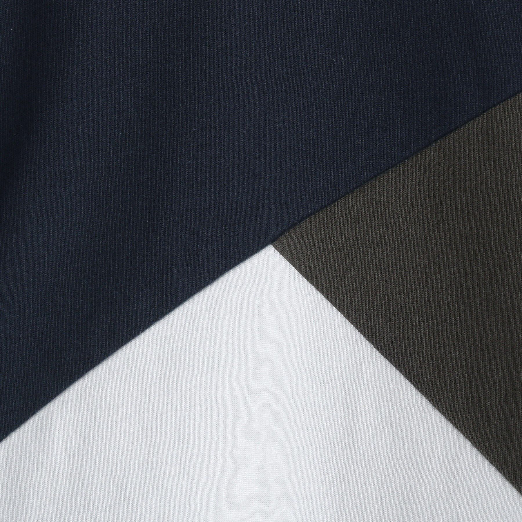 THE SHOP TK「【110－160】斜め切替配色Tシャツ/洗濯機OK」|Tシャツ・カットソー|
