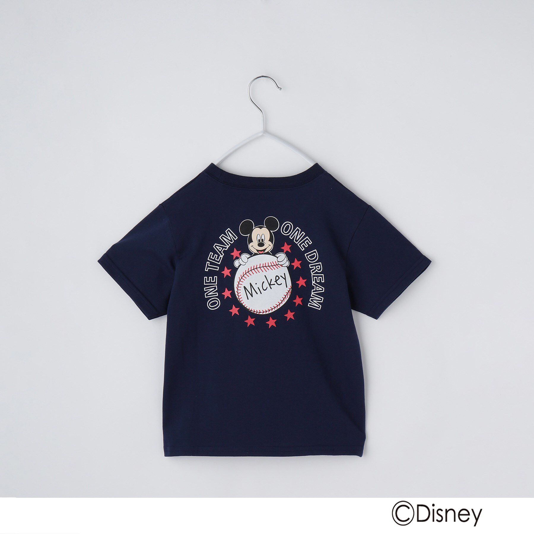 THE SHOP TK「disney/【110-150】ミッキーマウス＆ミニーマウス ベースボールTシャツ」|Tシャツ・カットソー|