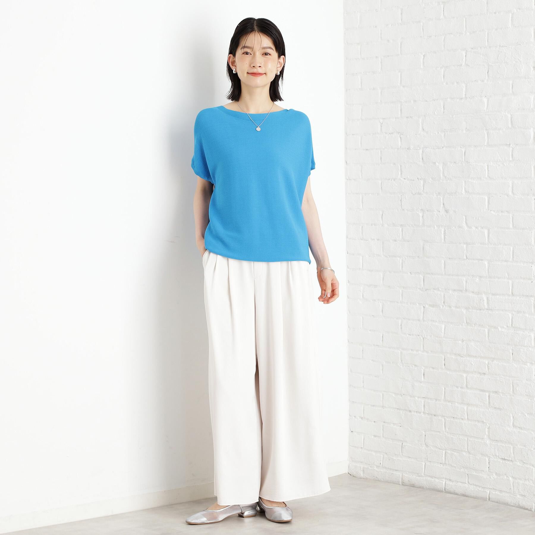 THE SHOP TK「【再入荷/6色展開】さらさらフレンチニット【毛玉になりにくい/洗濯機OK】」|ニット・セーター|