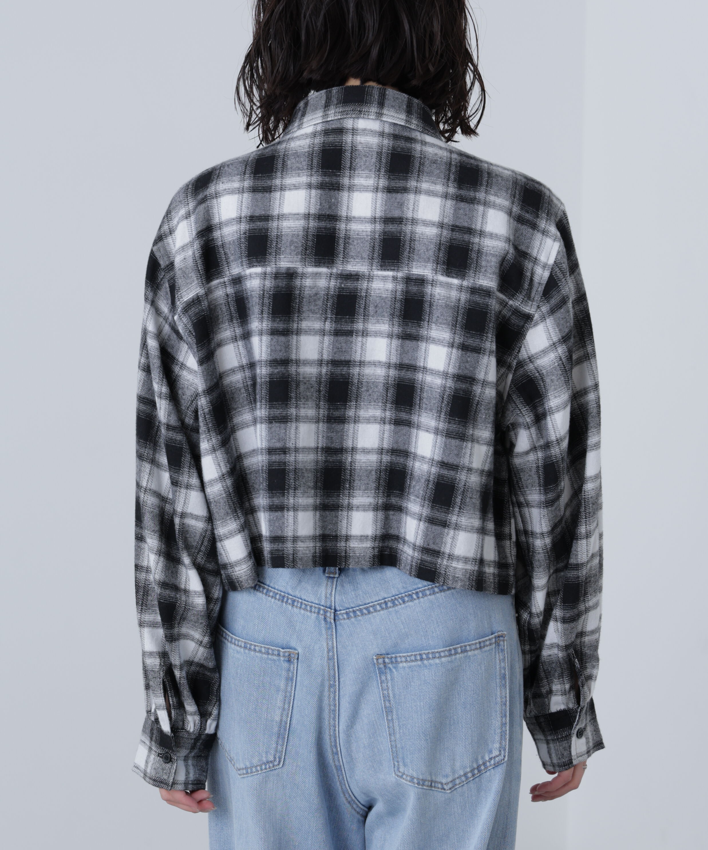  「ビッグポケットショート丈シャツ」|シャツ・ブラウス|