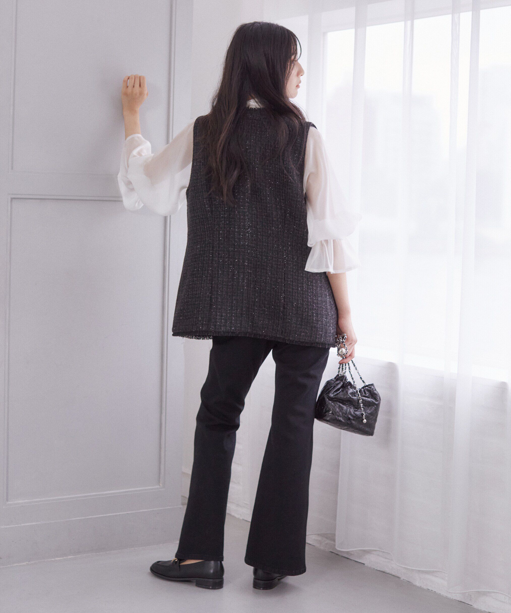 PROPORTION BODY DRESSING「ベルボトムデニムパンツ24AW」|その他|