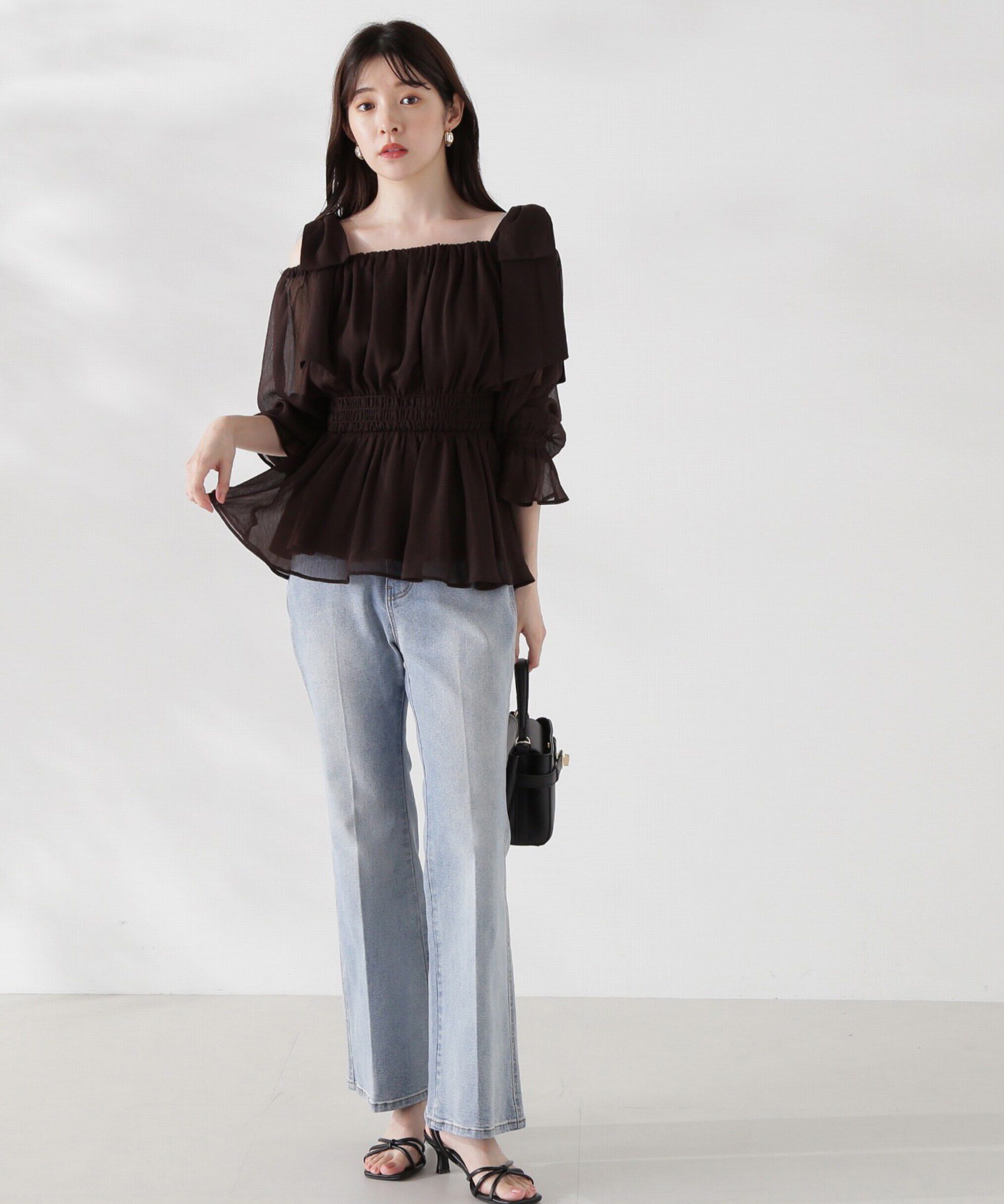 PROPORTION BODY DRESSING「ベルボトムデニムパンツ24AW」|その他|