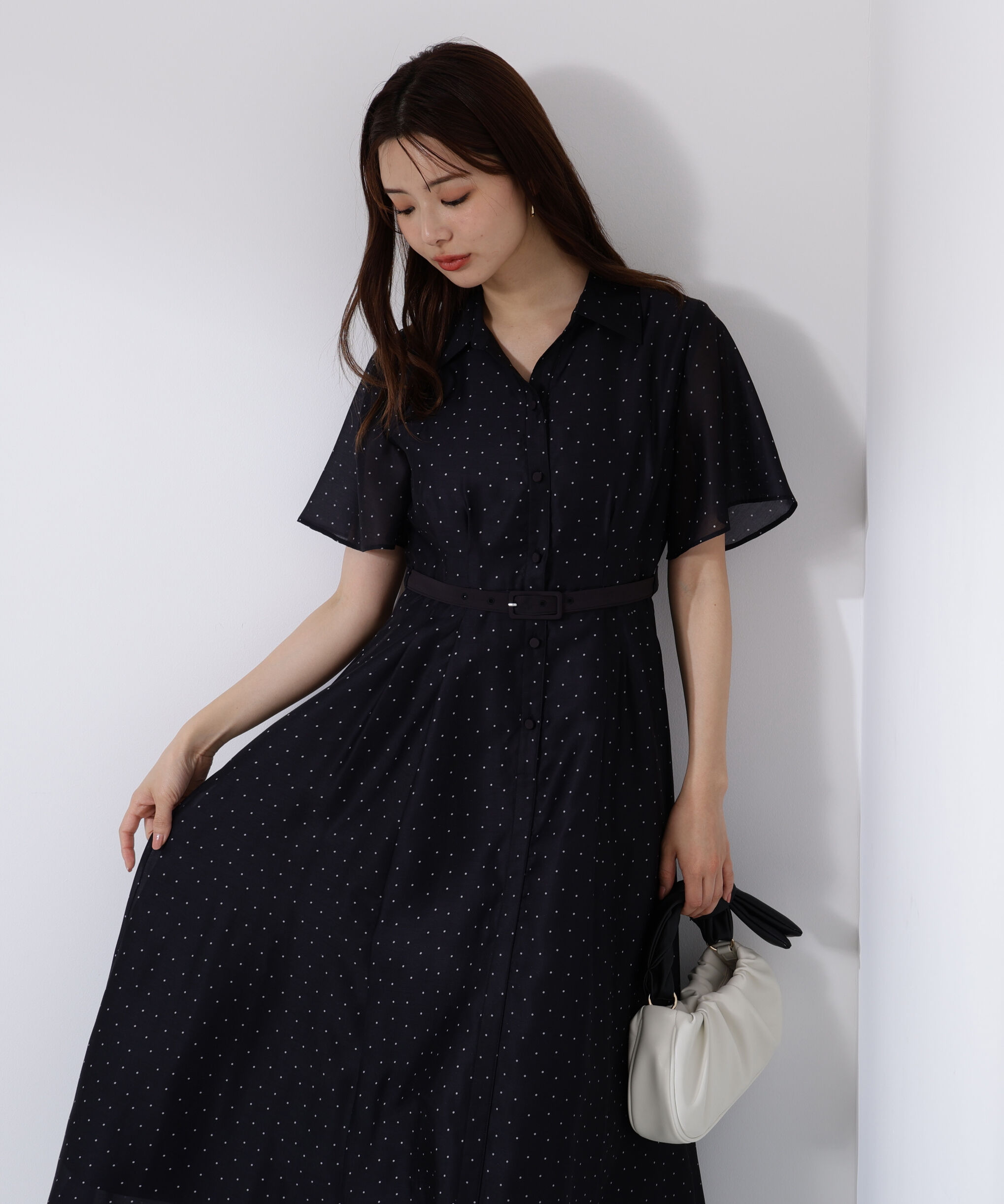 PROPORTION BODY DRESSING「配色シャツワンピース」|ワンピース|