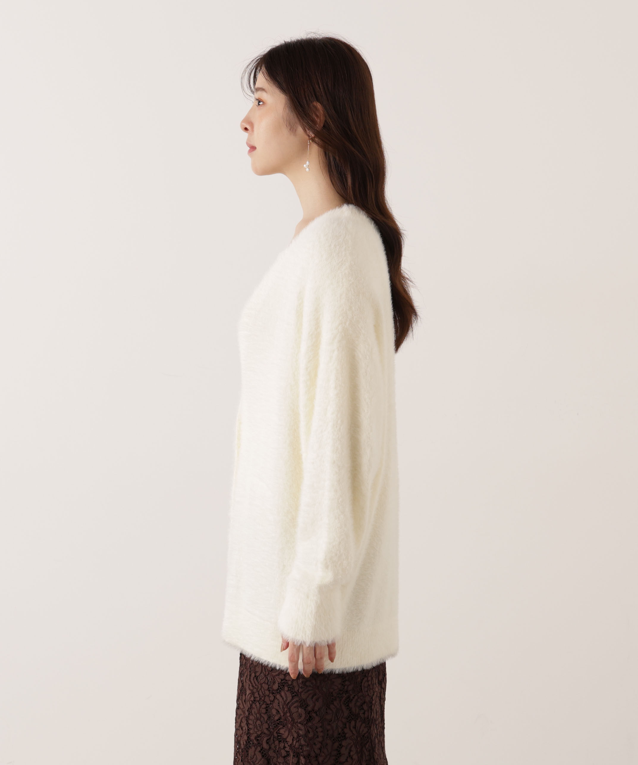 PROPORTION BODY DRESSING「シャギーカーデアンサンブル 25AW」|ニット・セーター|