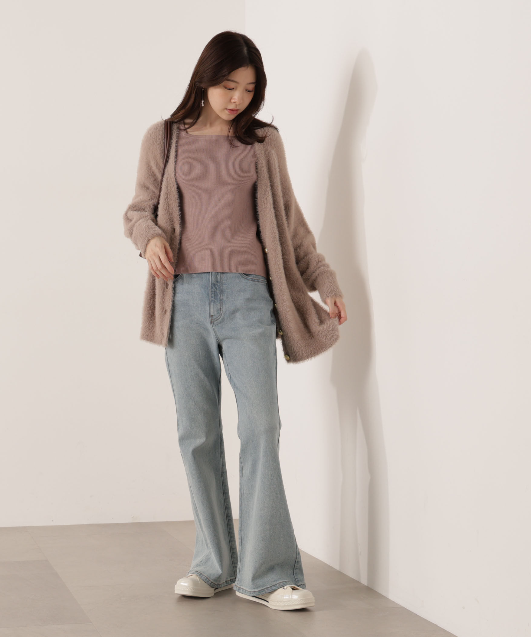 PROPORTION BODY DRESSING「シャギーカーデアンサンブル 25AW」|ニット・セーター|