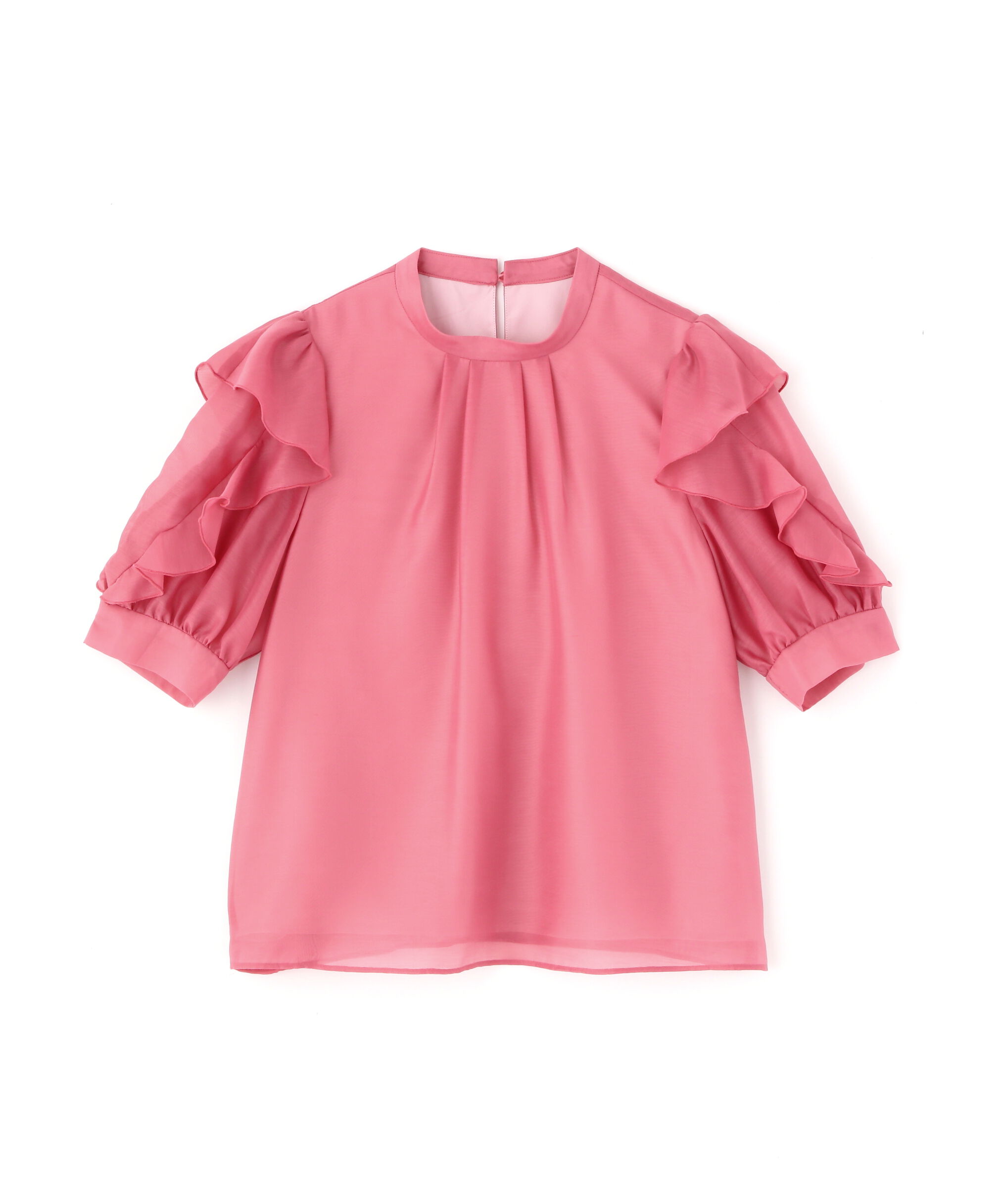 PROPORTION BODY DRESSING「＜ウォッシャブル＞フリルスリーブタックブラウス　26SS」|シャツ・ブラウス|