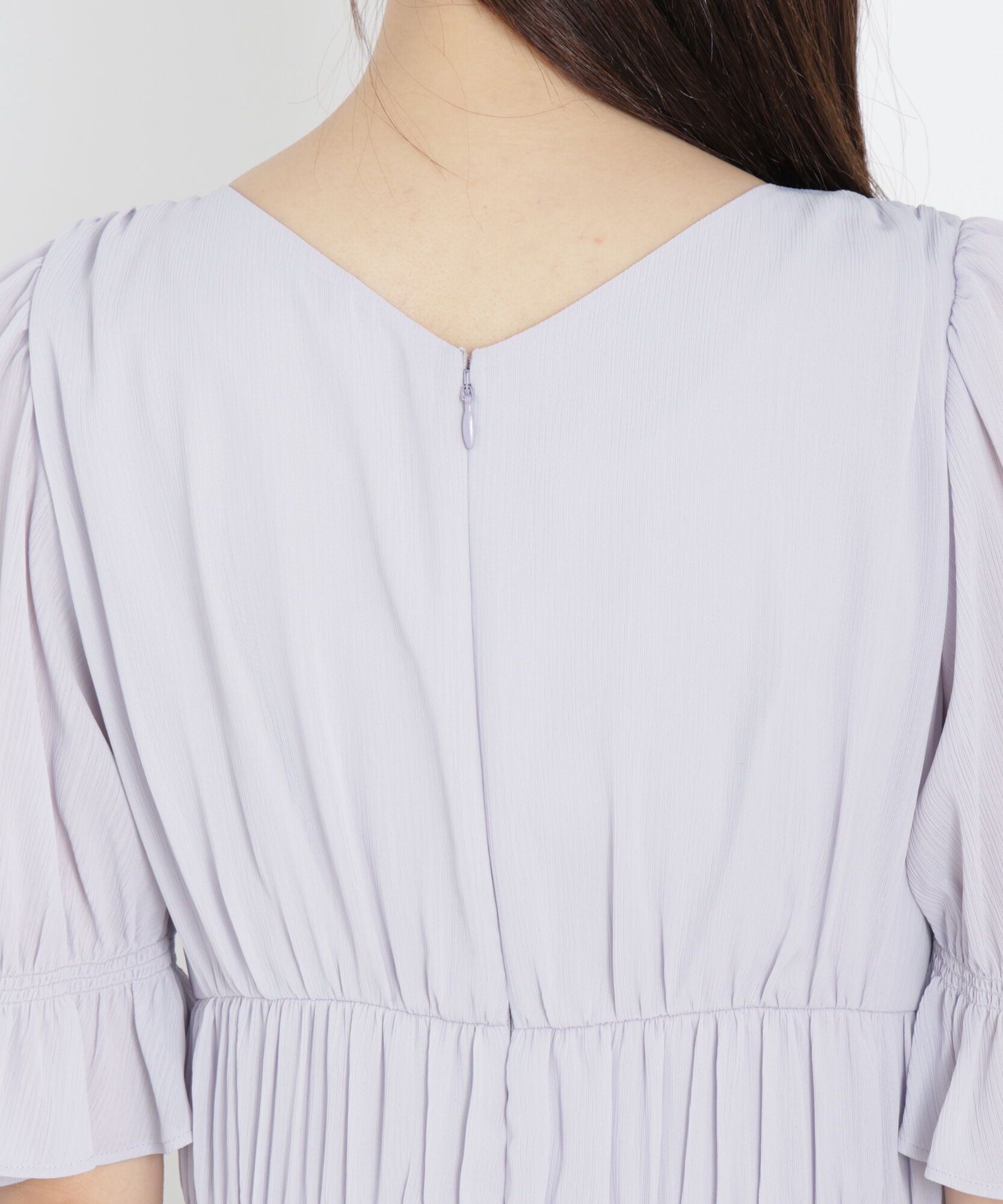 PROPORTION BODY DRESSING「シフォン楊柳ギャザーワンピース　26SS」|ワンピース|