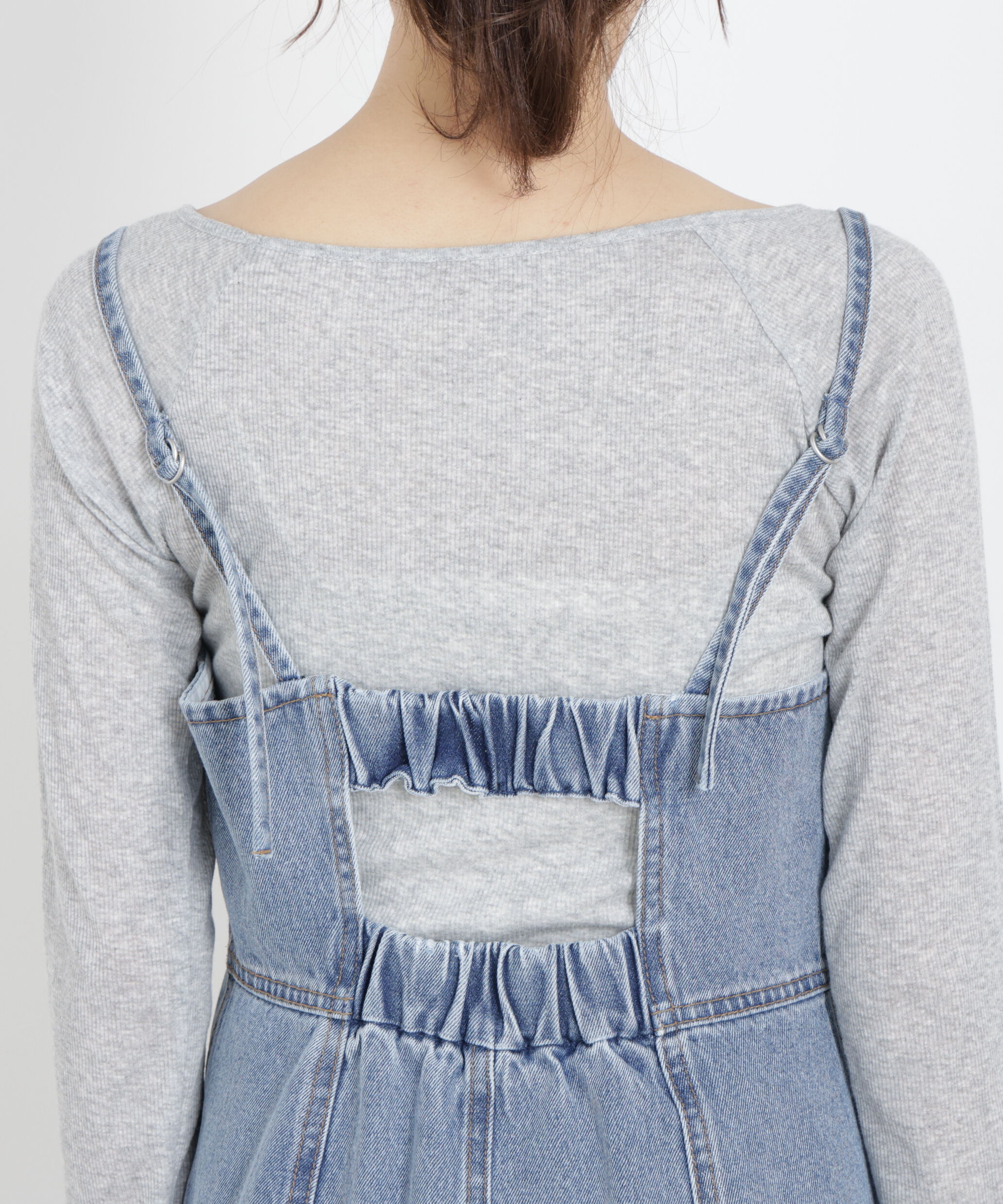 PROPORTION BODY DRESSING「〈a/mie〉デニムジャンスカ　26SS」|ワンピース|