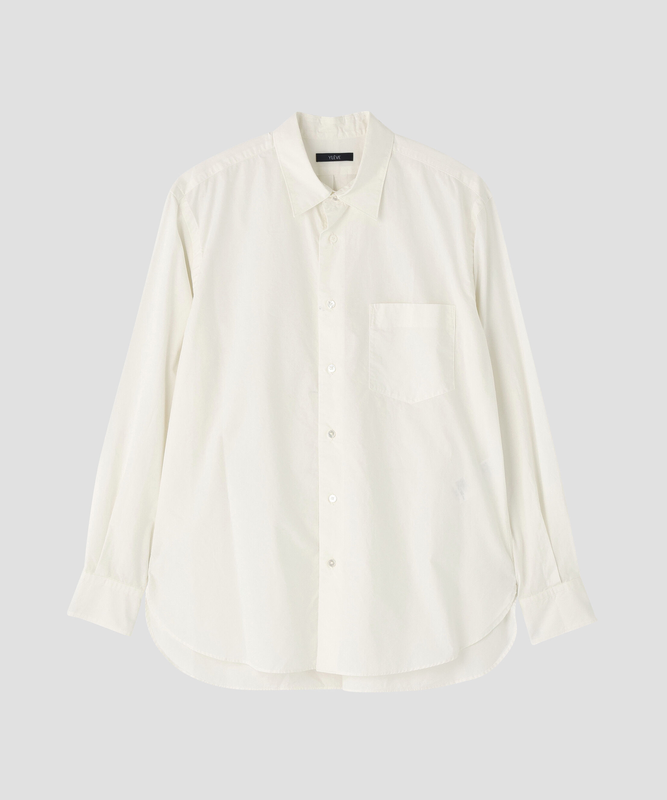 YLEVE 「YLEVE / COTTON SILK TYPEWRITER SHIRT」|シャツ・ブラウス|ホワイト