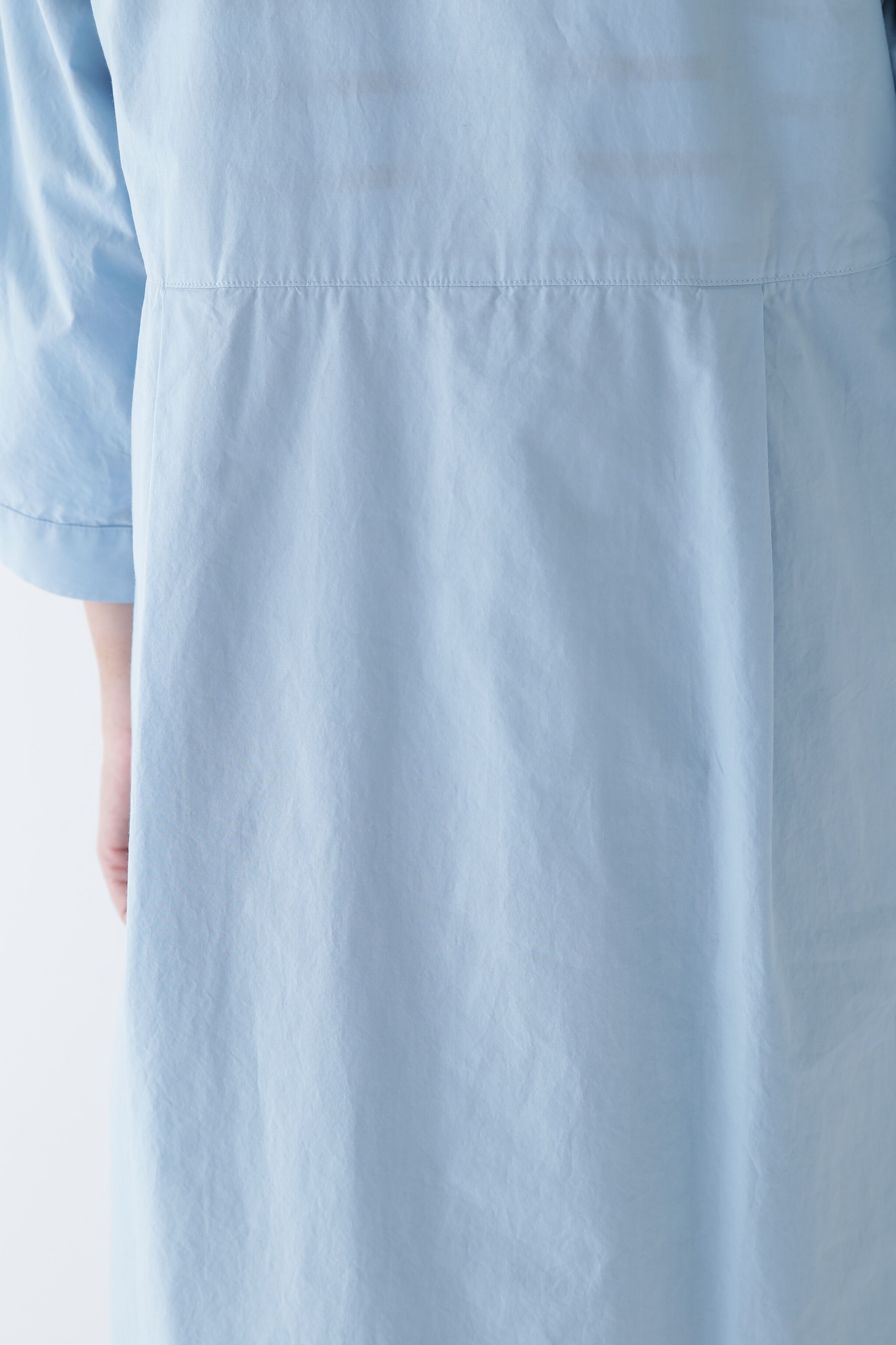  「◆製品染め刻み衿ワンピース」|ワンピース|