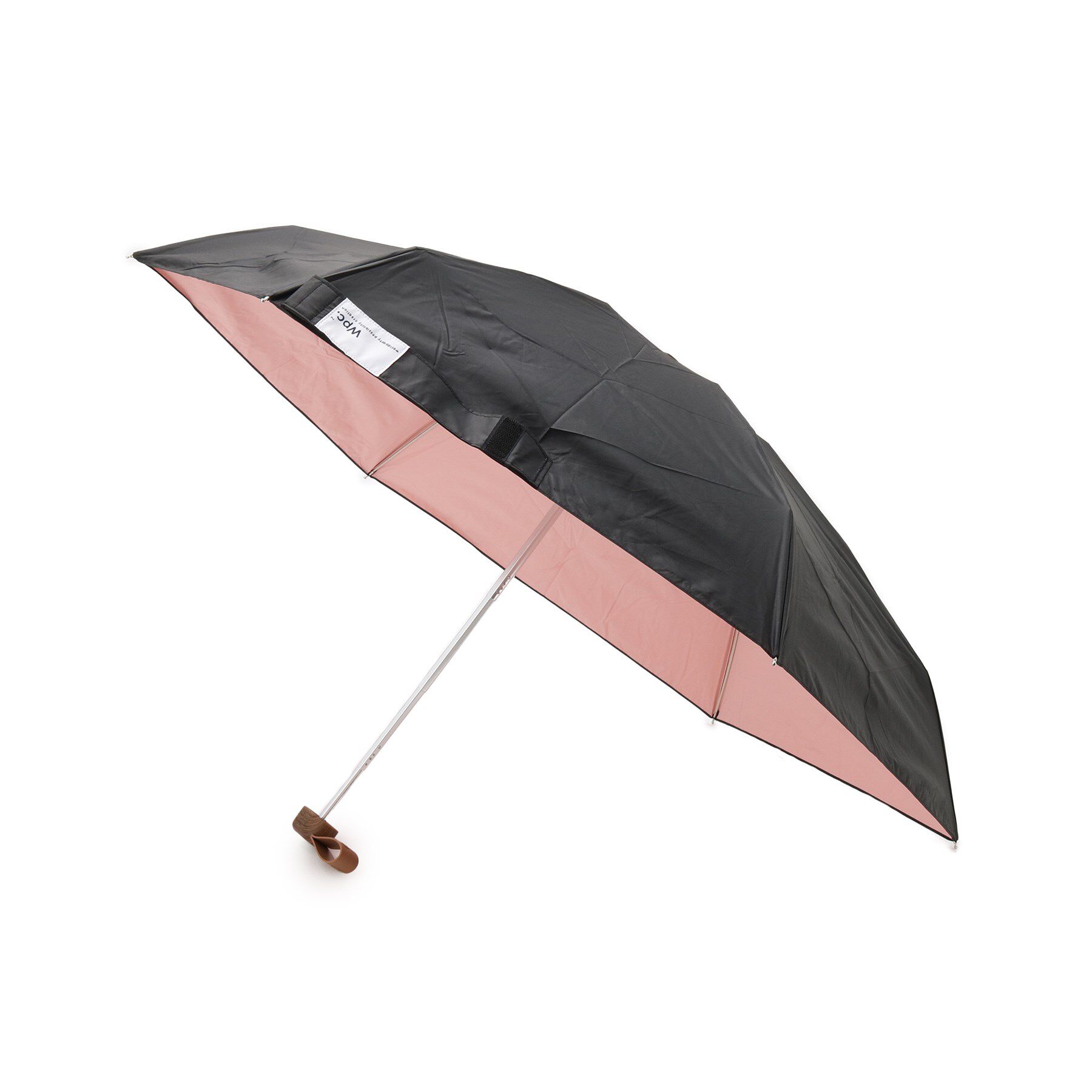 SHOO･LA･RUE「【折りたたみ傘/晴雨兼用】【Wpc．】遮光インサイドカラー ミニ」|傘|ブラック(519)