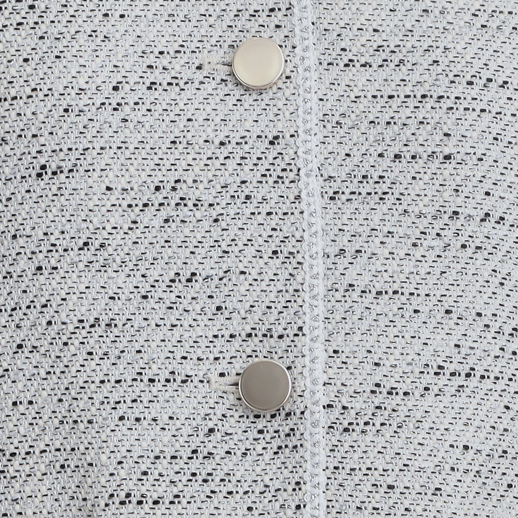 SHOO･LA･RUE「【S-3L】柔らかく軽い ライトツイードジャケット」|ノーカラージャケット|