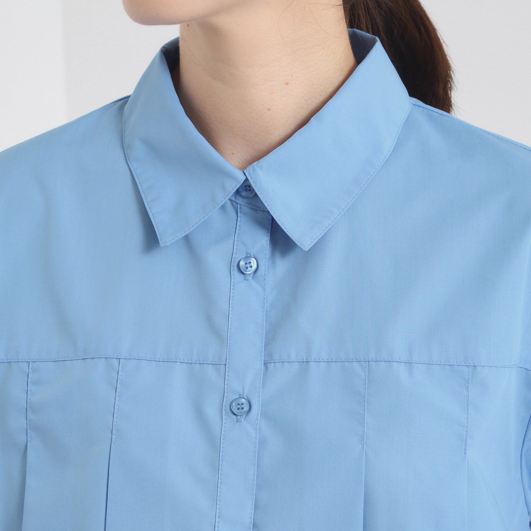 ITS&rsquo;DEMO「【洗濯機OK】プリーツブラウス」|シャツ・ブラウス|