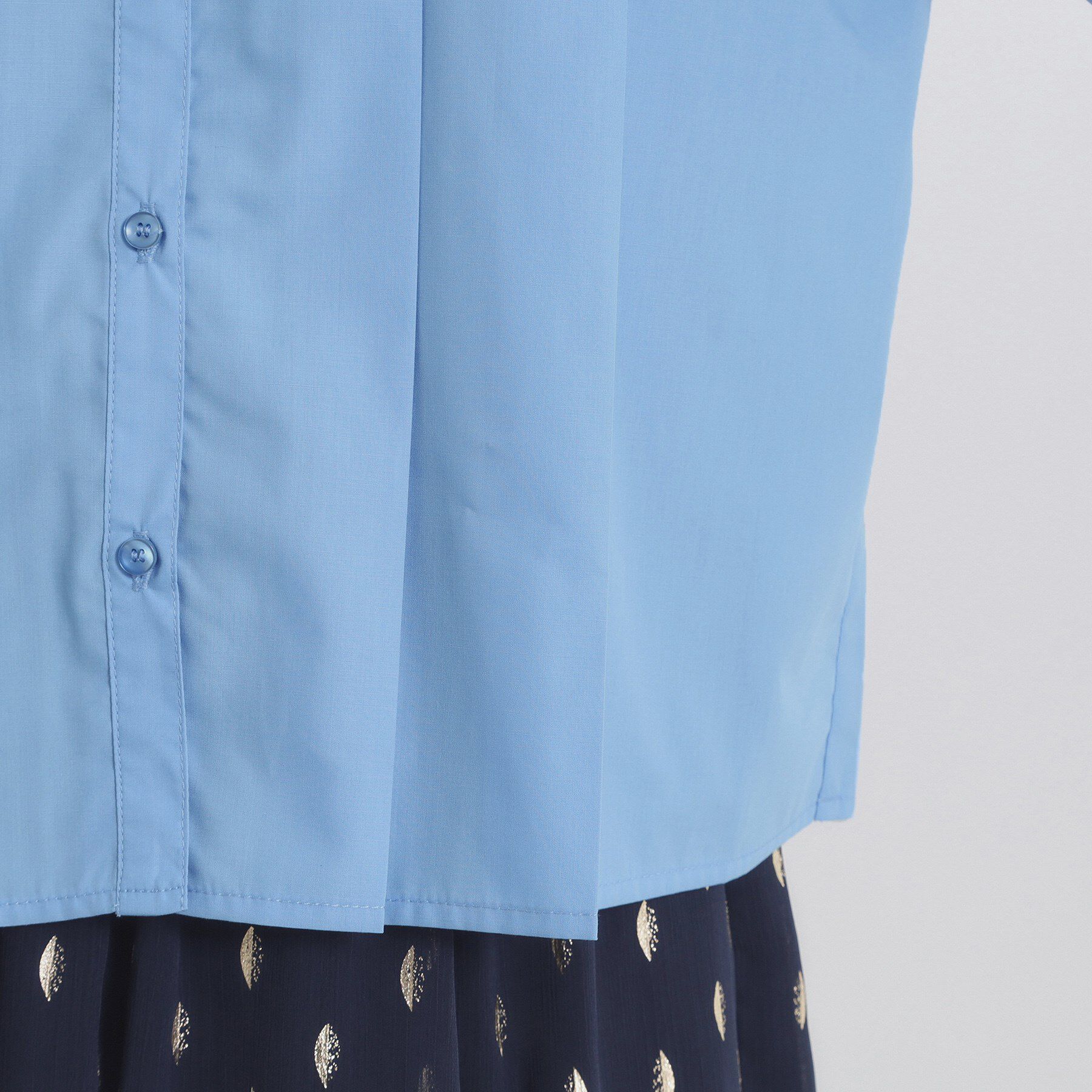 ITS&rsquo;DEMO「【洗濯機OK】プリーツブラウス」|シャツ・ブラウス|