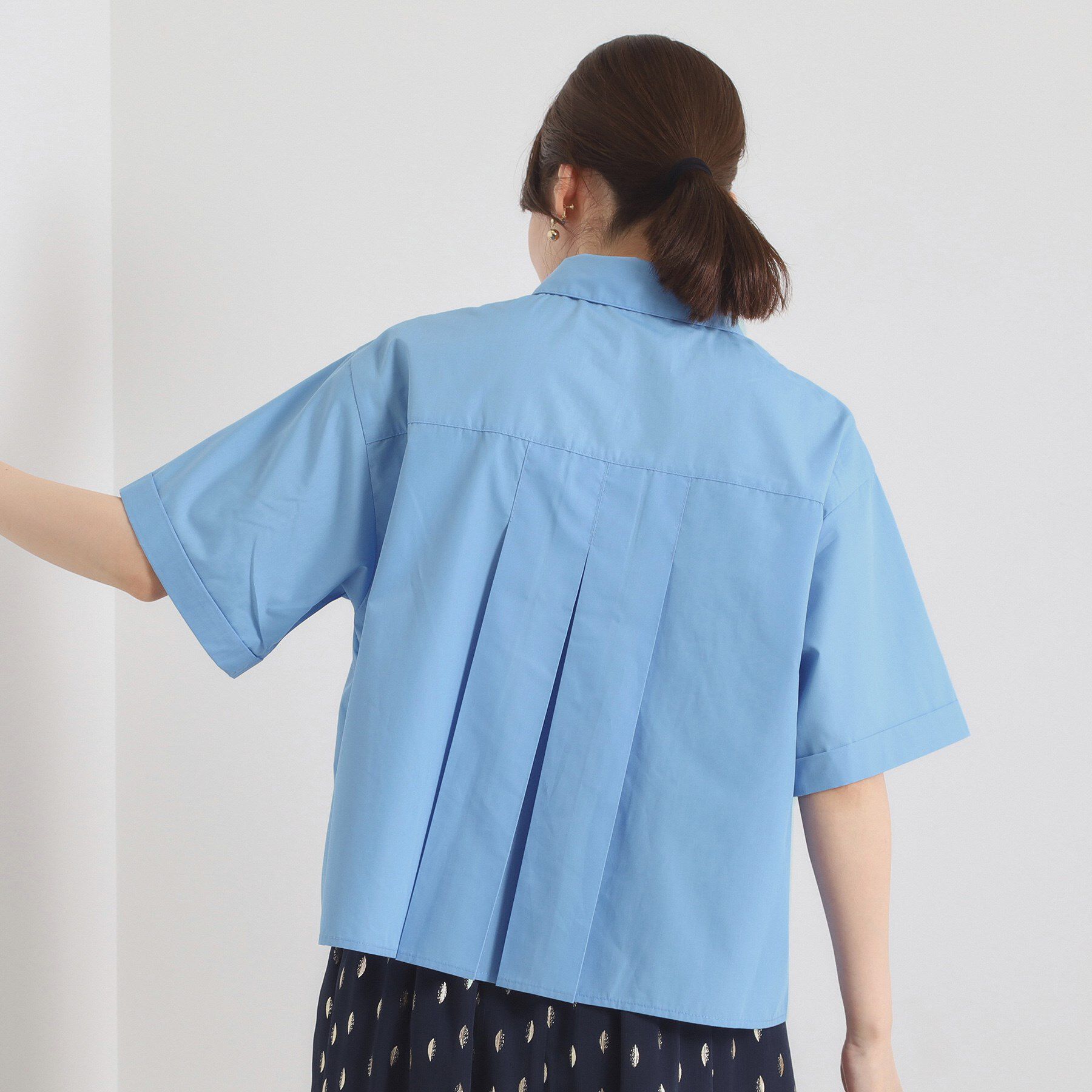 ITS&rsquo;DEMO「【洗濯機OK】プリーツブラウス」|シャツ・ブラウス|