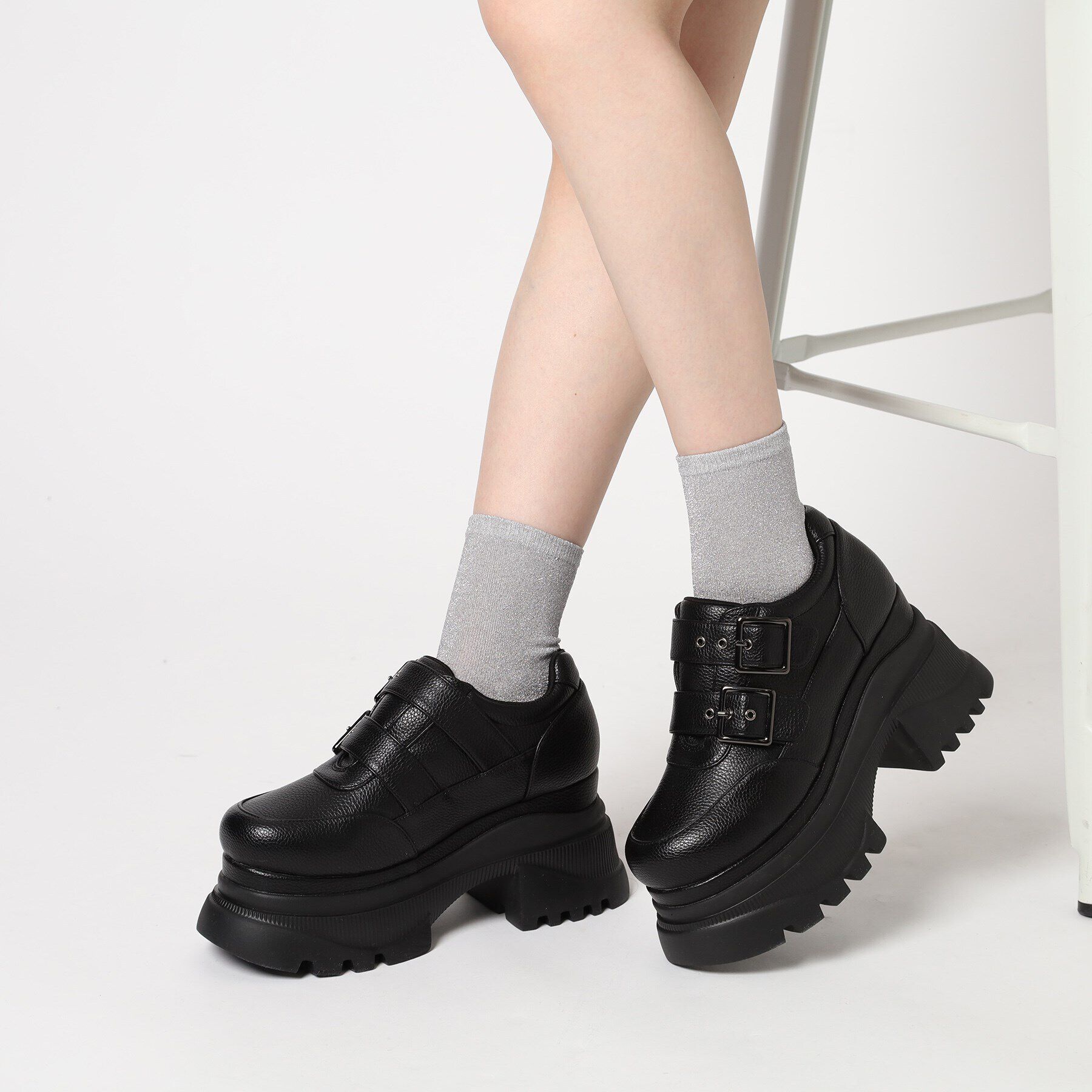 ESPERANZA「ダブルストラップ厚底スニーカー」|スニーカー|