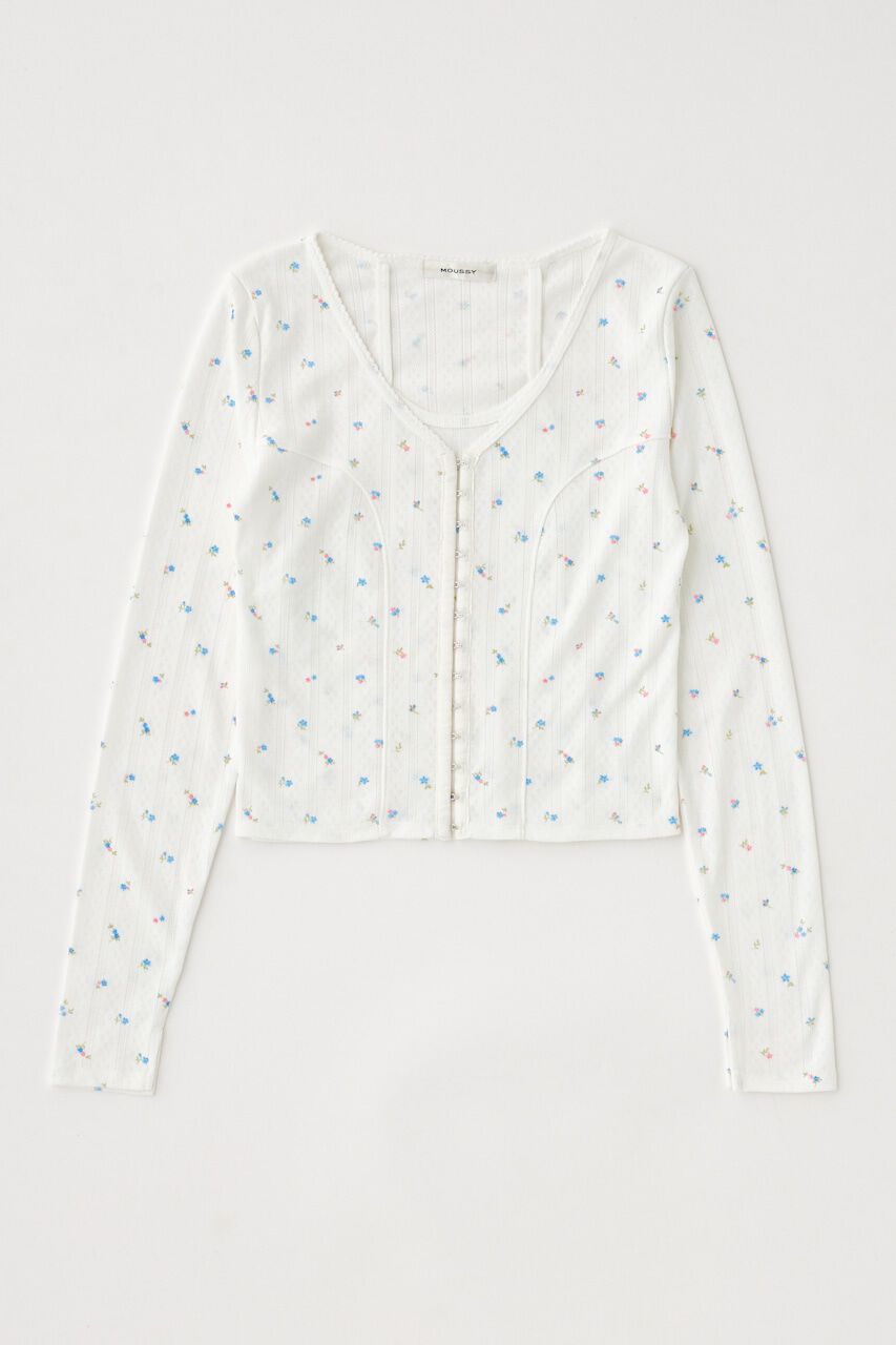 MOUSSY「LAYERED 2WAY カーディガン」|Tシャツ・カットソー|