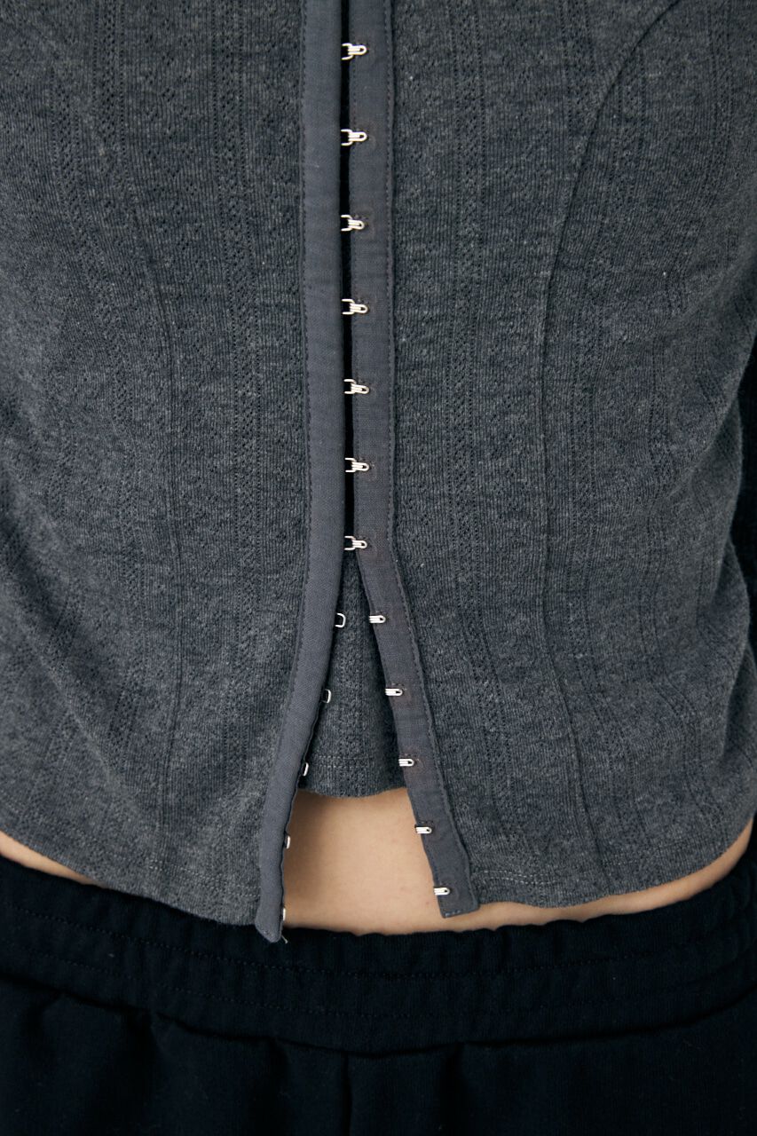 MOUSSY「LAYERED 2WAY カーディガン」|Tシャツ・カットソー|