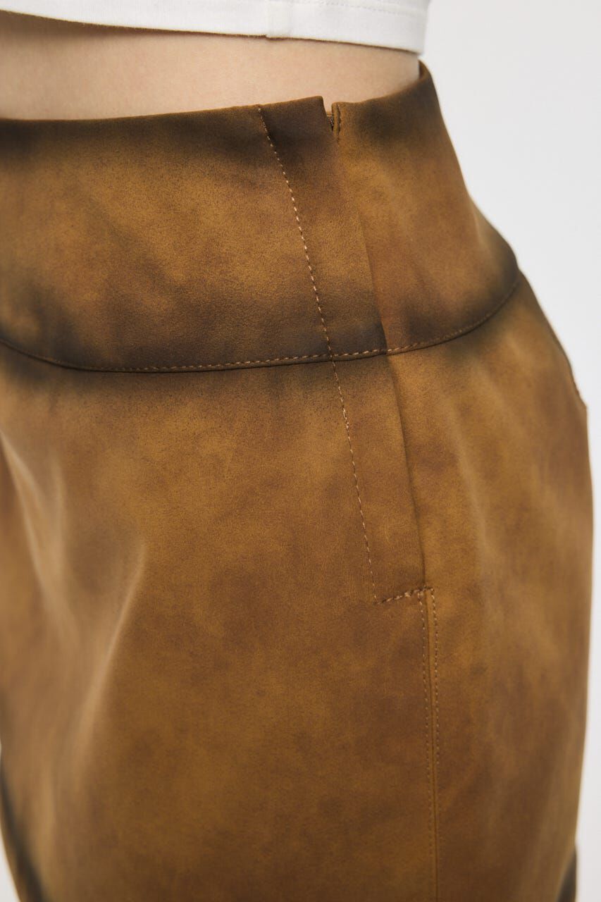 MOUSSY「FAUX SUEDE MINI  スカート」|スカート|