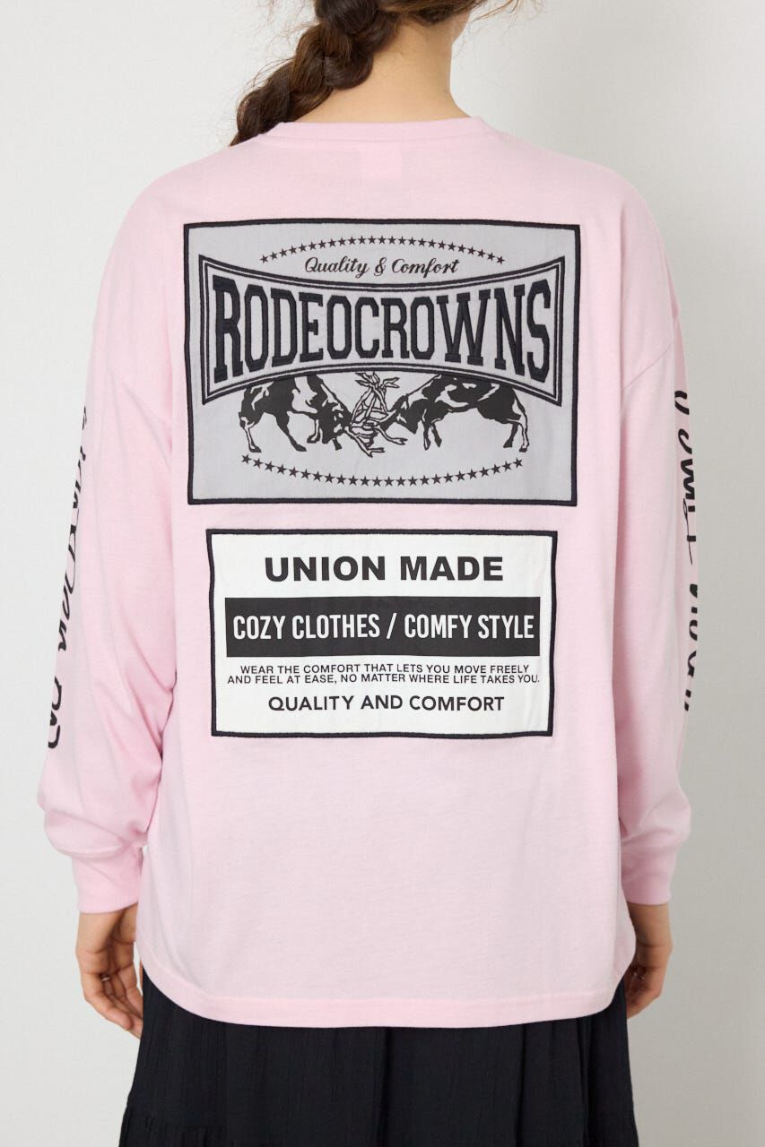 RODEO CROWNS「パッチデザインロングスリーブ Tシャツ」|Tシャツ・カットソー|