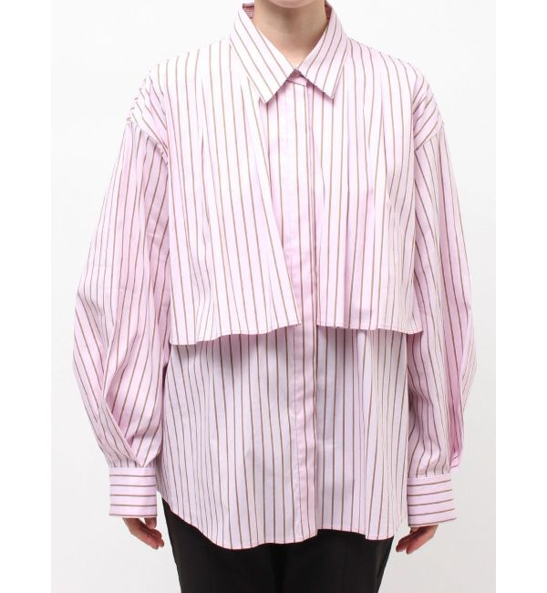 ELENDEEK「STRIPE LAYERED SHIRT」|シャツ・ブラウス|