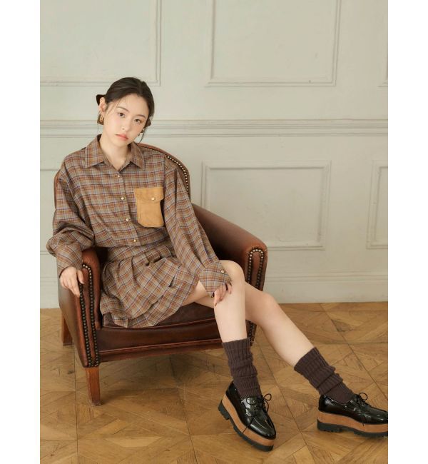 dazzlin「【セットアップ対応】ベルトダブルプリーツスカート」|スカート|