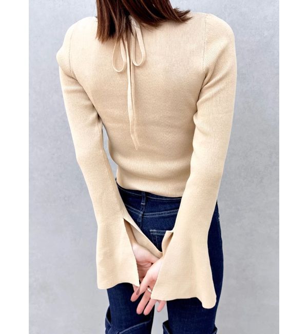 dazzlin「【追加生産分/20周年記念復刻！】カーデタイトトップス」|ニット・セーター|